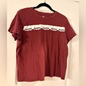 Puma Woman’s Burgundy Workout Top